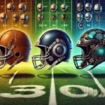 NFL helmets